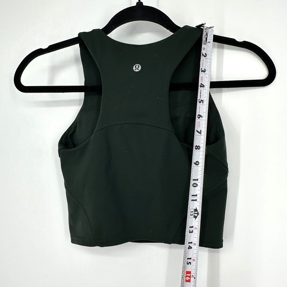 Lululemon Invigorate Training Tank Top Sports Bra Rainforest Dark Green W1CZ3S‎ - Picture 7 of 7